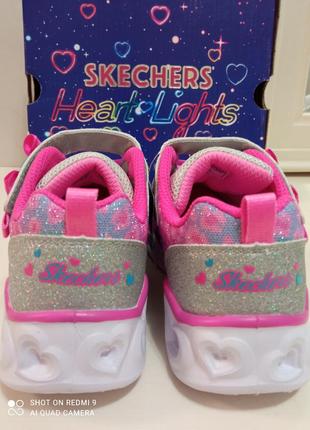 Кроссовки skechers s-lights 25 р (16 см)9 фото