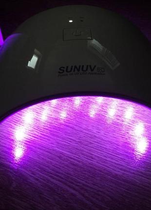 Лэд лід лампа з таймером uv led для манікюру педикюру гель-лаків, гелів арка4 фото