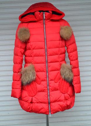 Акция! модный пуховик, куртка snowimage , био-пух,супер качество, l, xl, xxl