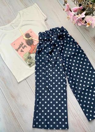 Кюлоти+топ, костюм на дівчинку