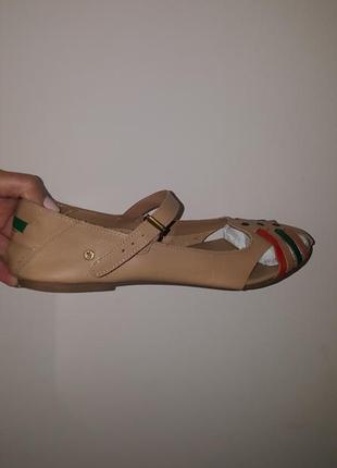 Кожанные сандали р.39-39.5 ixoo индия