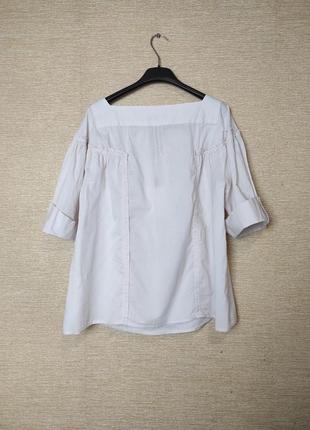 Хлопковая широкая блуза рубашка сорочка бохо5 фото