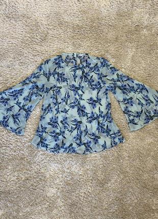 Блуза,блузка в цветочный принт