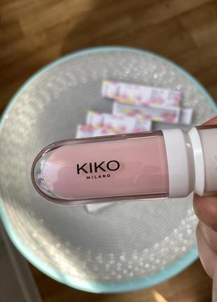 Блеск lip volume kiko milano. блеск для увеличения объема губ.  кико