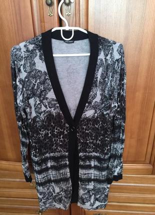 Кардиган накидка gerry weber 42 евро размер принт