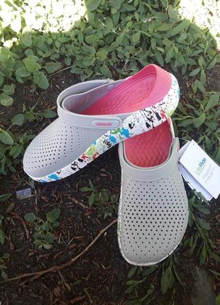 Crocs literide женские кроксы сабо кроксы