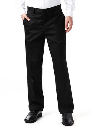 Черные брюки школьные bhs с тефлоновым покрытием. 6лет, 116см. generous fit. новые2 фото