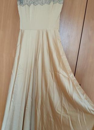 Дизайнерська вечірня сукня довга сукня сукня для дружки сукня на випускний5 фото