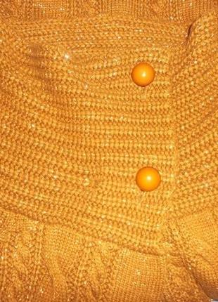 Распродажа кофт кардиганов пуловеров коричневый с люрексом р. m - roxy life5 фото