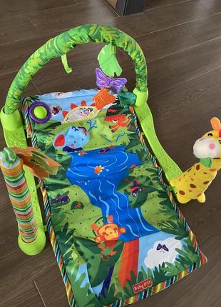 Розвиваючий килимок тропічний ліс baby gift