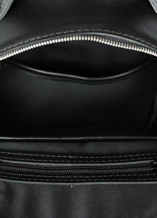Рюкзак кожаный женский черный5 фото