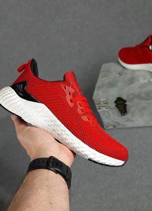 Мужские кроссовки adidas красные / чоловічі кросівки червоні2 фото