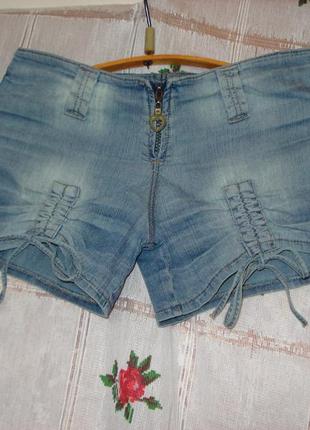 Шорты джинсовые"dlf"р.8,100%коттон.
