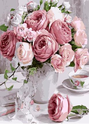 Картина за номерами букет троянд нік