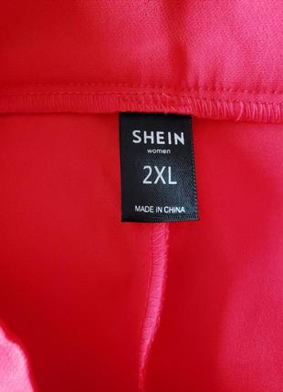 Стречевые зауженные  брюки с высокой талией shein 2xl2 фото