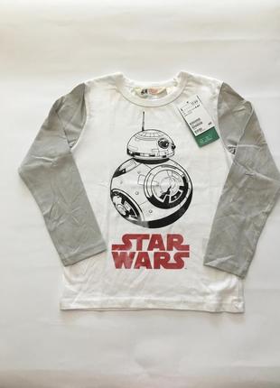 Реглан 110/116 h&m для мальчика star wars 4-6 лет