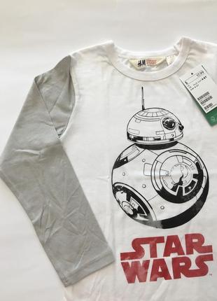 Реглан 110/116 h&m для мальчика star wars 4-6 лет2 фото