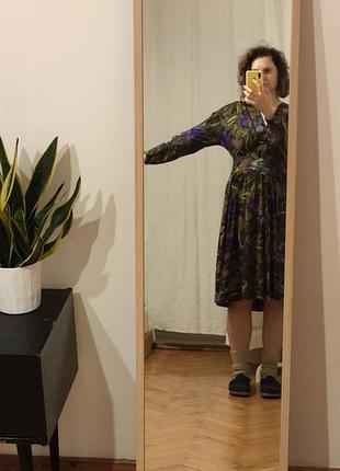 Вискозное платье, винтаж 9
