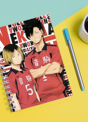 Скетчбук sketchbook для рисования с принтом haikyu - волейбол 18