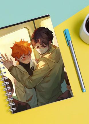 Скетчбук sketchbook для малювання з принтом haikyu - волейбол 20