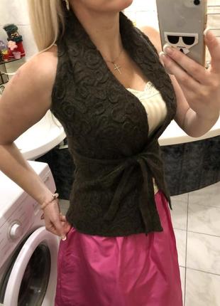 Шерстяная безрукавка , sarah pacini royal baby alpaca