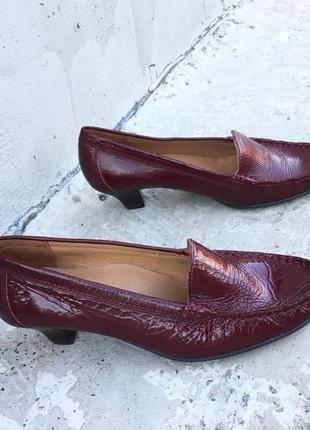 Фирменные туфли вишня 🍒 footglove оригинал3 фото