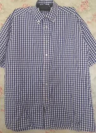 Літня сорочка в клітку від відомої фірми mark& spencer