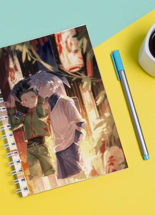 Скетчбук sketchbook для рисования с принтом hunter - хантер 5