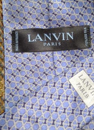 Шовкова краватка lanvin, франція7 фото