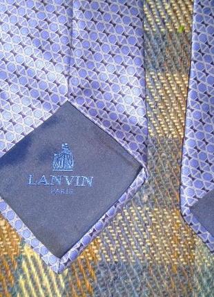 Шовкова краватка lanvin, франція3 фото