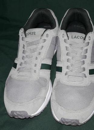 Lacoste - мужские кожаные кроссовки2 фото