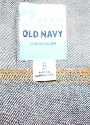 Стильный джинсовая куртка old navy. размер xs, 5-6 лет.6 фото