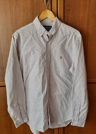 Винтажная мужская рубашка polo ralph lauren vintage