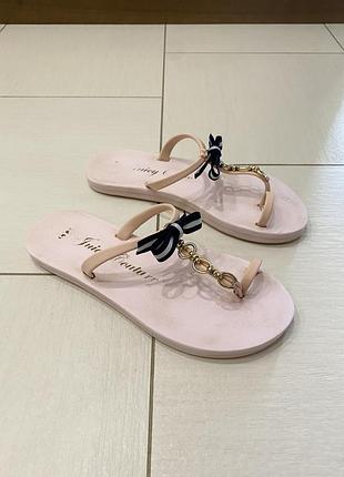 Сланцы пляжные juicy couture