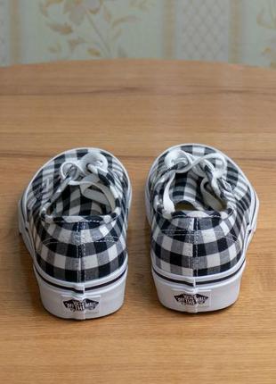 Подростковые унисекс кеды vans authentic gingham us3.5/us5/22cм3 фото