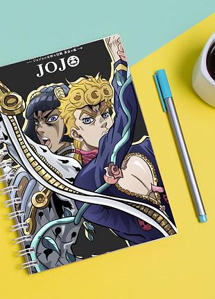 Скетчбук sketchbook для малювання з принтом ojo's bizarre adventure - пригоди джоджо 5