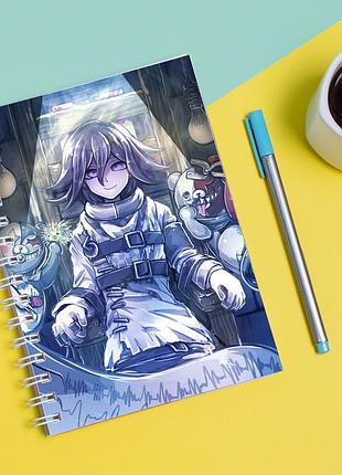 Скетчбук sketchbook для рисования с принтом kokichi ouma - кокити ома