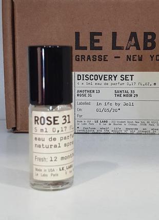 Le labo rose 31💥оригинал миниатюра travel mini 5 мл не полная 3 мл цена за 1 мл2 фото