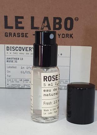 Le labo rose 31💥оригинал миниатюра travel mini 5 мл не полная 3 мл цена за 1 мл7 фото