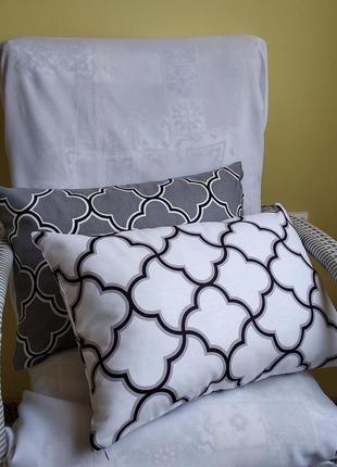 Декоративна наволочка 30*45 см з візерунками марокко з цупкої тканини