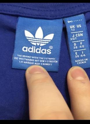 Синяя футболка adidas3 фото