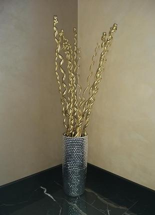 Декор у вазу, гілки лози1 фото
