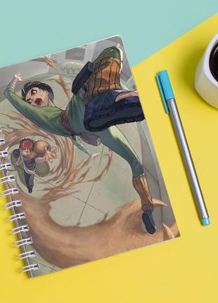 Скетчбук sketchbook для малювання з принтом naruto наруто рок чи гаара