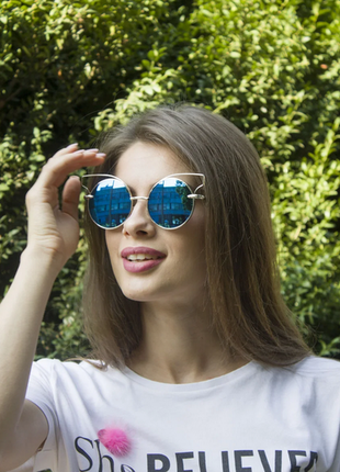 Очки женские солнцезащитные очки в стильной оправе.акция💥💥💥7 фото