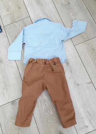 Комплект сорочка manuell & frank і штани h&m2 фото