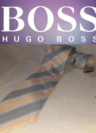 Шёлковый галстук hugo boss италия