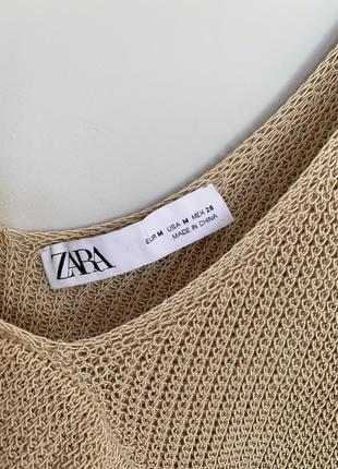 Трикотажний топ з воланами , майка zara , бавовна !8 фото