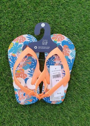 Шлепки, вьетнамки gap 14,5 см по стельке 🔥акция!🔥 получи скидку 12%