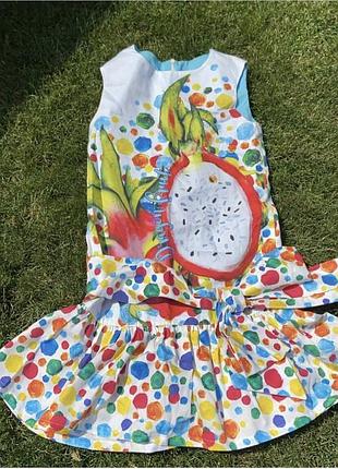 Продам яркий летний сарафан испанского бренда rosalita , на девочку 8-11 лет