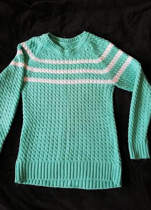 Светр бирюза